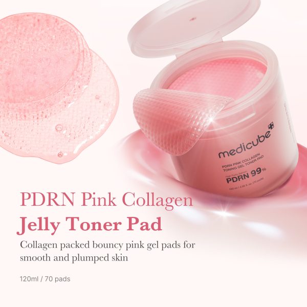 PDRN Pink Collagen Gel Toner Pad